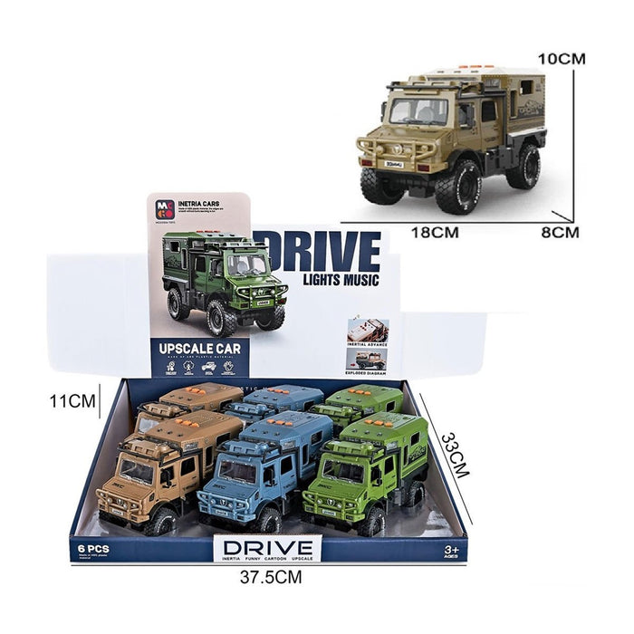 MG-D700-02 Sürtmeli Işıklı Müzikli Lüks Off-Road Karavan -Vardem Oyuncak - Toyz Show - 