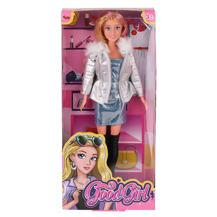 WG-66770 Parlak Elbiseli Ceketli Bebek 29 cm -Vardem - Toyz Show - 