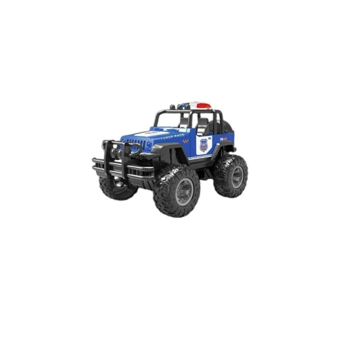 XFG-989-107 -Vardem Çek Bırak Üstü Açık Bigfoot Off-Road Polis Jeep - Toyz Show - 