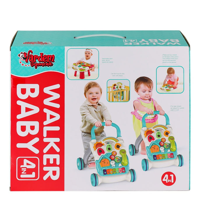 BIB-6017 Pianolu Yürüme Arkadaşı 4IN1 - Toyz Show - 