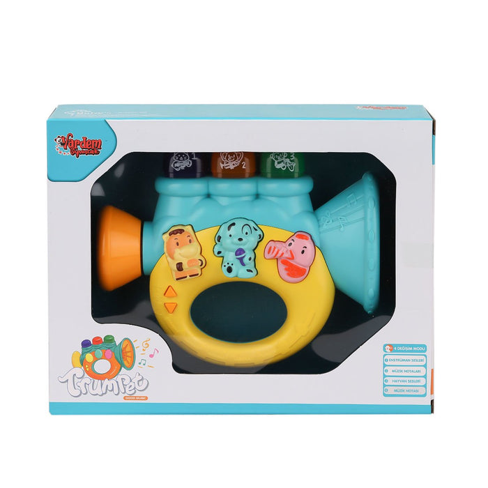 JLG-855-37A Işıklı ve Müzikli Trompet Bebek Pianosu -Vardem Oyuncak - Toyz Show - 