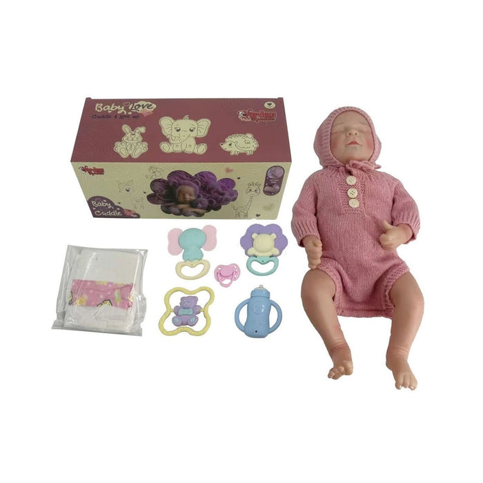 KNG-902-2A KUT 43 CM AKS GERÇEKÇİ BEBEK - Toyz Show - 
