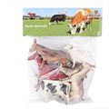 SH-9001-Vardem Poşetli 6Pcs 8 İnch  Çiftlik Hayvan ve Dinozor Set - görsel 2