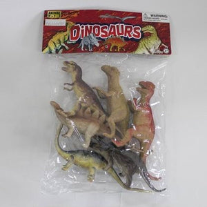 SH-9001-Vardem Poşetli 6Pcs 8 İnch  Çiftlik Hayvan ve Dinozor Set - Toyz Show