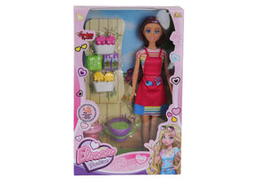 WG-661005 KUTULU 29CM AKSESUARLI ÇİÇEKÇİ - Toyz Show