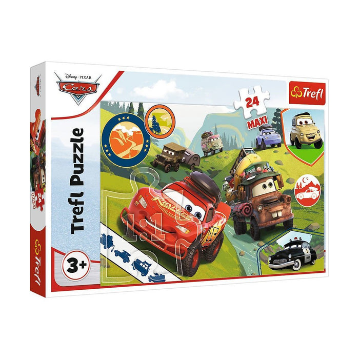 PUZZLE-14352 Maxi Disney Cars 3 24 Parça Çocuk Puzzle - Toyz Show - 