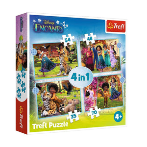 PUZZLE-34615 Disney Encanto 4IN1 Puzzle - Toyz Show