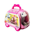 JND-6801 Taşıma Araba Çantalı Hareketli Pilli Kedi Set -Vardem Oyuncak - görsel 3
