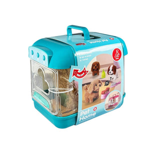 JND-6806 Hareketli Köpek ve Işıklı Sesli Şeffaf Kafes Seti -Vardem Oyuncak - Toyz Show