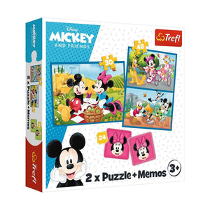 PUZZLE-93344 2IN1 Disney Puzzle -Trefl - Toyz Show