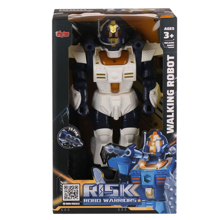 DF-6051 Işıklı ve Müzikli Roket Atan Robot- Vardem Oyuncak - Toyz Show - 
