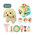 JND-3615 Taşıma Çantalı Hareketli Pilli Köpek Set (Pet Shop) -Vardem Oyuncak - görsel 2