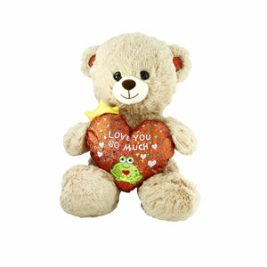 PJH2323 Peluş Kalpli Ayı Love You 30 cm - Toyz Show
