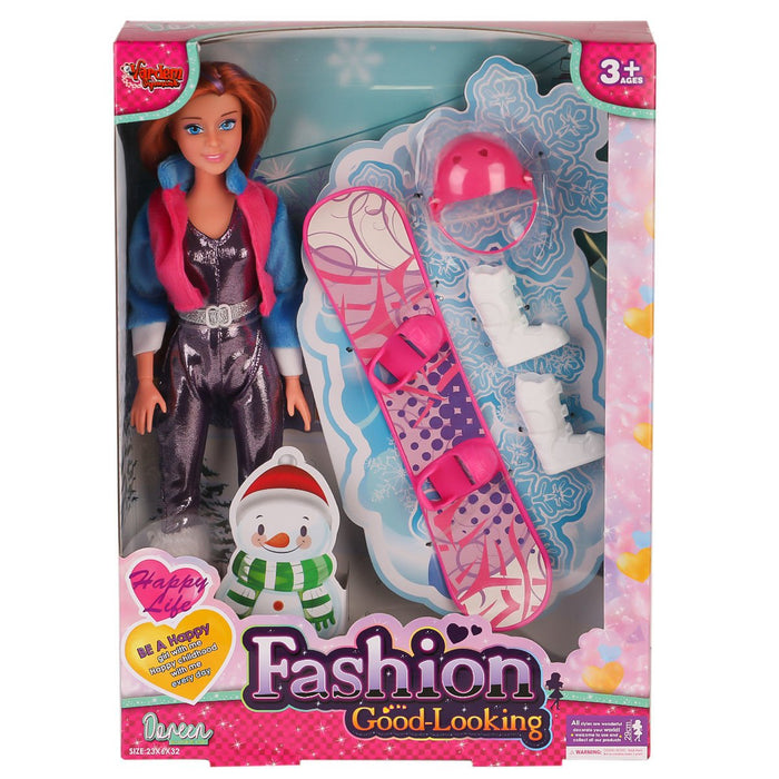 WG-66730-66731 Aksesuarlı Kayakçı Bebek 29 cm -Vardem Oyuncak - Toyz Show - 