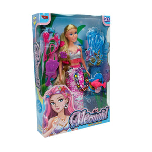 WG-66777 Kutulu 29cm Aksesuarlı Deniz Kızı - Vardem Oyuncak - Toyz Show