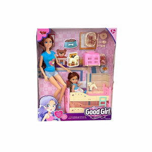 WG-C115112 Kutulu 29cm Aksesuarlı Ranzalı Bebek - Vardem Oyuncak - Toyz Show
