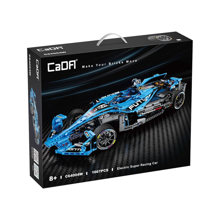 C64004W Cada Electric Racing Super Car Blok Seti 1667 Parça -Vagon life - Toyz Show - 