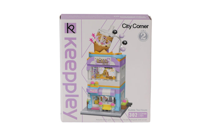 KP0108 KEEPPLEY BUBBLE TEA KAFE 302 PARÇA BLOCK OYUNCAK - Toyz Show - 