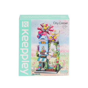 KP28016 Keeppley City Corner - Greenness Flower Shop - Çiçekçi 356 Parça Yapım Seti - Toyz Show