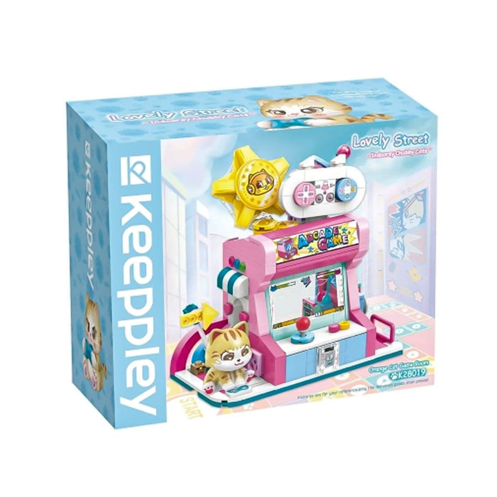 KP28019 Keeppley Lovely Street - Orange Cat Game Room 384 Parça Yapım Seti - Toyz Show - 
