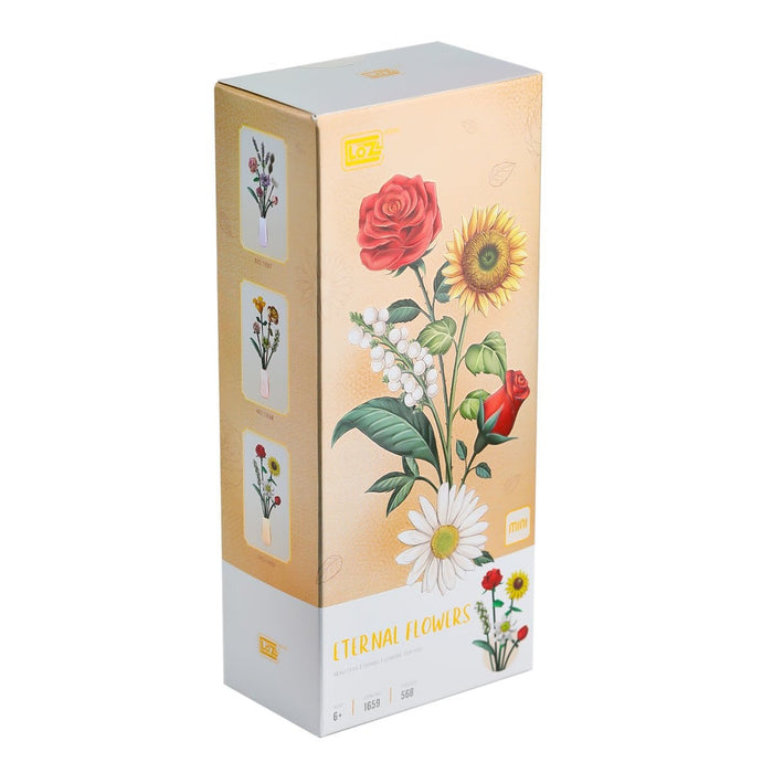 LZ1659 LOZ Eternal Flowers Serisi - ''Her Zaman Güneşe Doğru'' 568 Parça Yapım Seti - Toyz Show - 
