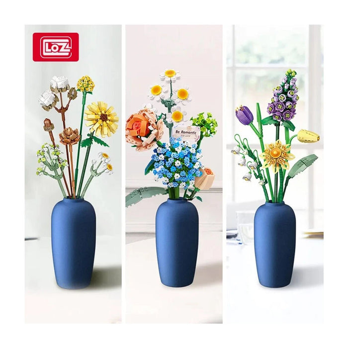 LZ1670 LOZ Eternal Flowers Serisi - ''Kar Sonrası İlk Güneş'' 646 Parça Yapım Seti - Toyz Show - 