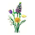 LZ1672 LOZ Eternal Flowers Serisi - ''Çiçekli Sabah, Ay Işıklı Akşam'' 534 Parça Yapım Seti - görsel 2