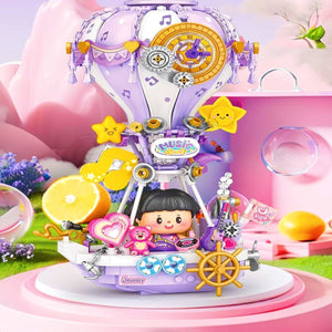 LZ4111 LOZ  MOR HAVA BALONU  BLOCK OYUNCAK 666 PARÇA - Toyz Show