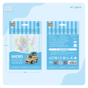 LZ8617 LOZ Tank Blok Seti Mini Poşet- Vagon life - Toyz Show