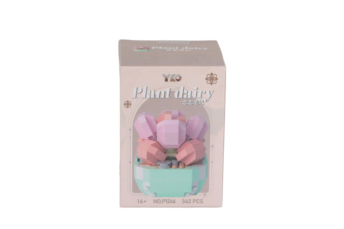 P1246 PANLOS SİMÜLASYON ÇİÇEK SERİSİ 342 PARÇA BLOCK OYUNCAK - Toyz Show - 