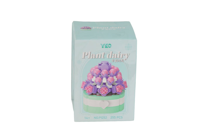 P1252 PANLOS SİMÜLASYON ÇİÇEK SERİSİ 255 PARÇA BLOCK OYUNCAK - Toyz Show - 