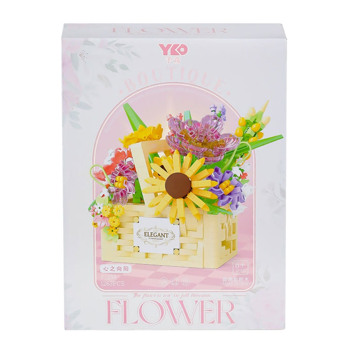P1294 Panlos Çiçek Buketi 1263 Parça Blok Seti -Vagon life - Toyz Show - 