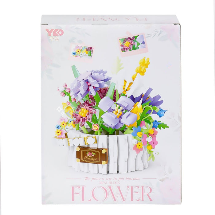 P1295 Panlos Çiçek Buketi 1466 Parça Blok Seti -Vagon life - Toyz Show - 
