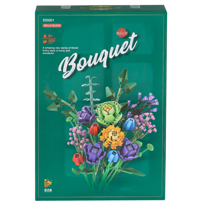 P655001 Panlos Çiçek Buketi 999 Parça Blok Seti -Vagon life - Toyz Show - 
