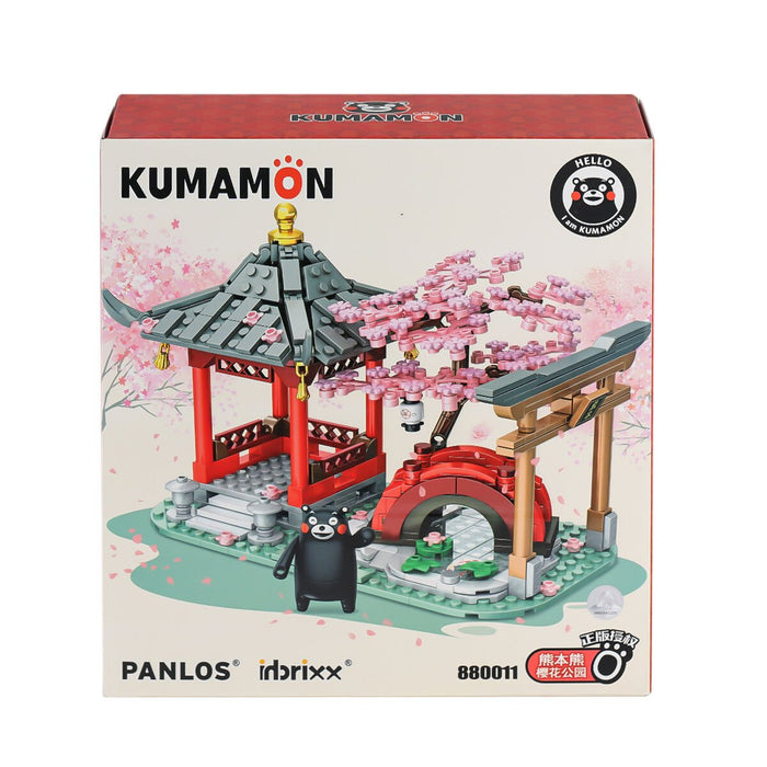 P880011 PANLOS Brick - Kumamon, Kiraz Çiçeği Parkında 537 Parça Yapım Seti - Toyz Show - 