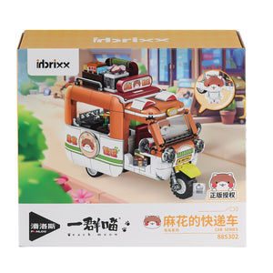 P885302 PANLOS Brick - One Meow Serisi - Mahua'nın Kargo Aracı 615 Parça Yapım Seti - Toyz Show